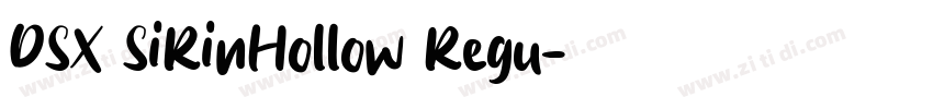 DSX SiRinHollow Regu字体转换